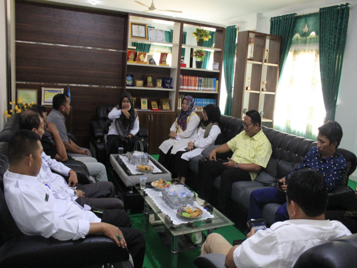 Dispersip Kampar sambut kunjungan Komisi III DPRD Pandang Panjang Sumatera Barat