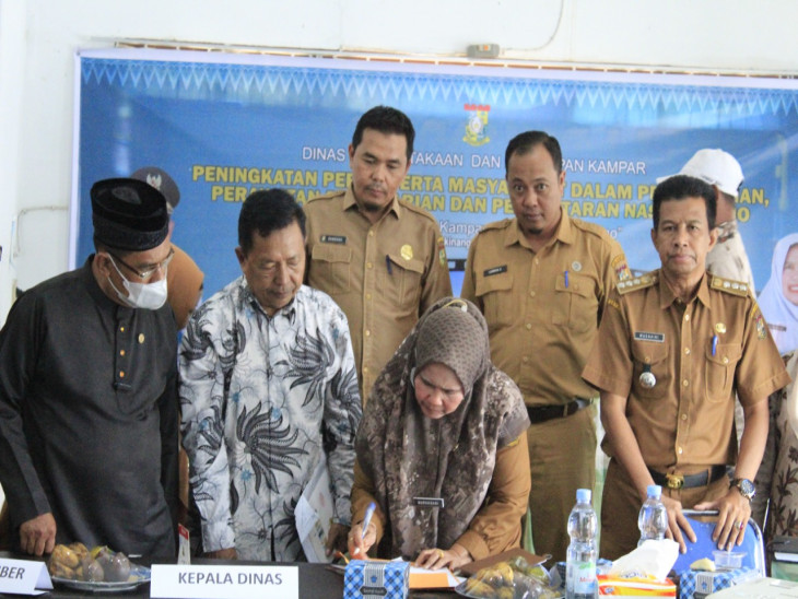 Dispersip Kampar Adakan Forum Acara Diskusi Tentang Pelestarian Naskah Kuno