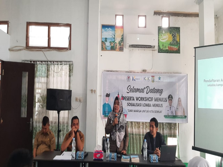 Dispersip Kampar adakan Workshop menulis untuk pelajar