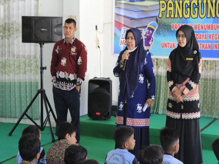 DISPERSIP Kampar Adakan Story Telling Dengan SDN 001 Bangkinang
