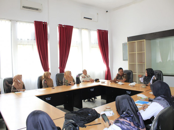 Dispersip kampar lakukan Audit Sistem Kearsipan di Satpol PP