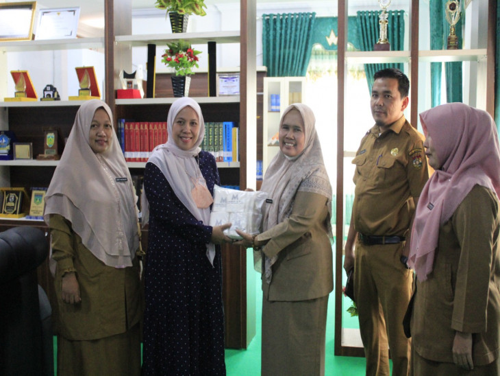 Perwakilan Perpusnas RI Lakukan survei di Dinas Perpustakaan dan Kearsipan Kabupaten Kampar