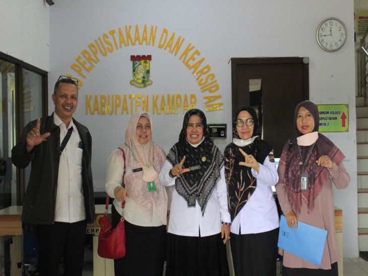 Terima Kunjungan Tim Akreditasi dari DISPERSIP Provinsi Riau, Nurhasani berikan dukungan penuh