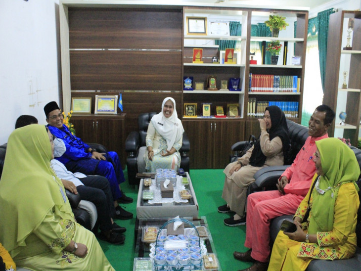 DISPERSIP Kampar Terima Kunjungan dari DISPERSIP Kabupaten Rohil - Bagan siapai - api