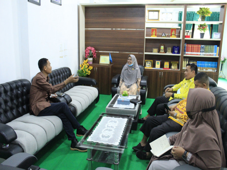 DISPERSIP Kampar terima Kunjungan Ketua ATPUSI RIAU