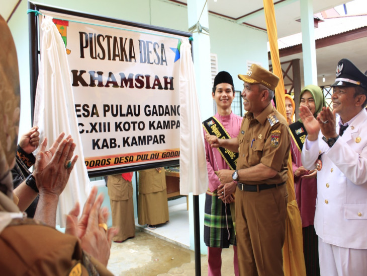 Peresmian Pustaka di Pulau Gadang sekaligus Replikasi GELIAT KAMU dan TPBIS