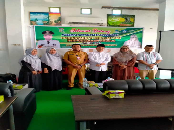 Adakan sosialisasi Akreditasi, Begini Kata Plt. Kadispersip