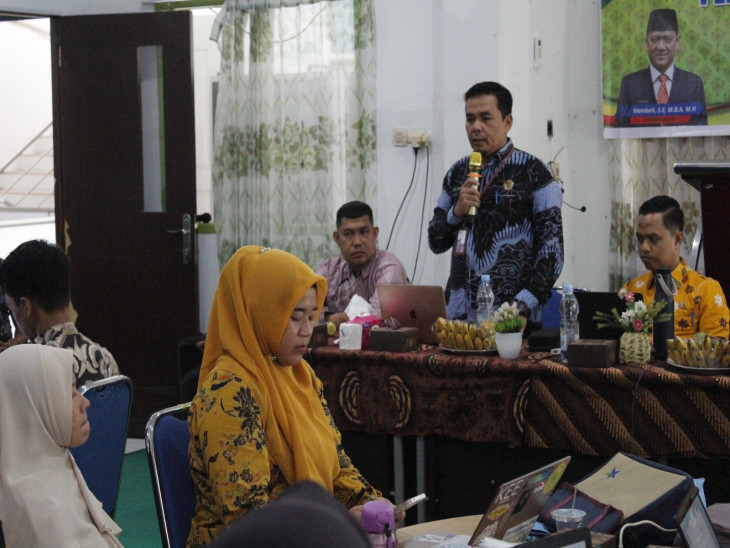 Dispersip Kampar Gelar Bimtek otomasi Inlislite Untuk Pengelola Perpustakaan sekolah