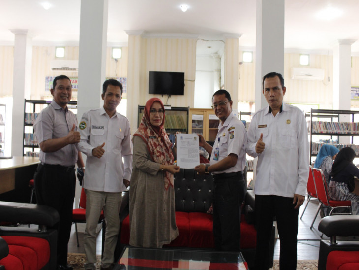 Dispersip Kampar Laksanakan Kerja sama untuk pengembangan Literasi