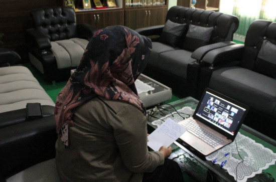 DISPERSIP Kampar Adakan Webinar Dengan Pengelola Pustaka Sekolah Se-Kabupaten Kampar