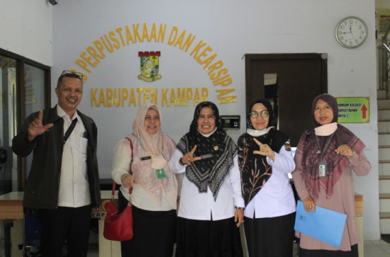 Terima Kunjungan Tim Akreditasi dari DISPERSIP Provinsi Riau, Nurhasani berikan dukungan penuh