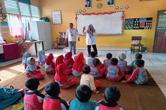 Dispersip Kampar ikut ambil bagian Hari Anak Nasional Ke- 40 Tingkat Kabupaten Kampar