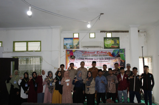 Isi Kegiatan Positif di Bulan Ramadhan, Dispersip Kampar adakan Lomba Kaligrafi